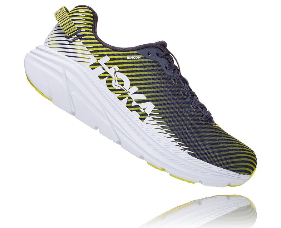 Running Shoes Mens - Hoka One One Rincon 2 - Navy - NIJACMP-96